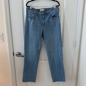 Abercrombie & Fitch The 90s Straight MidRise Jeans - size 12r